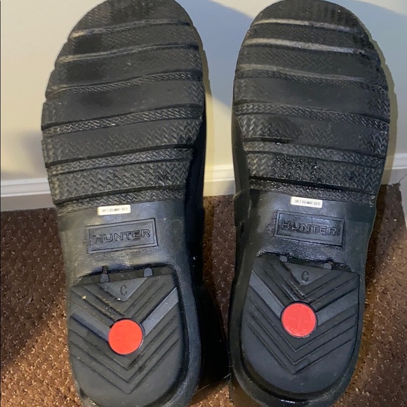 MATTE BLACK TALL HUNTER BOOTS - Picture 4 of 4